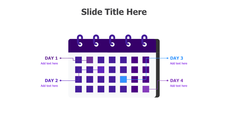 Four-Day Calendar Timeline