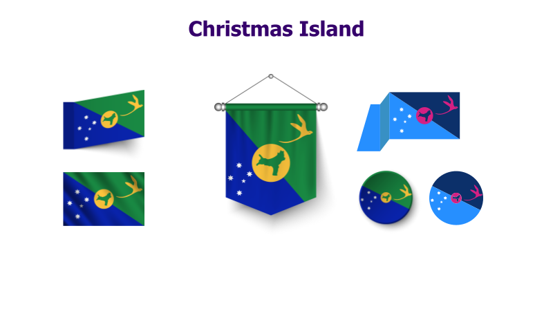 Christmas Island Flag Variations