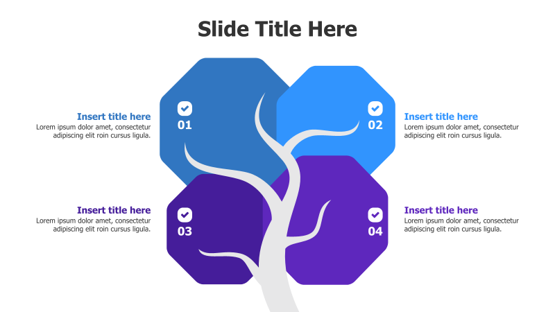 4-Point Tree Infographic