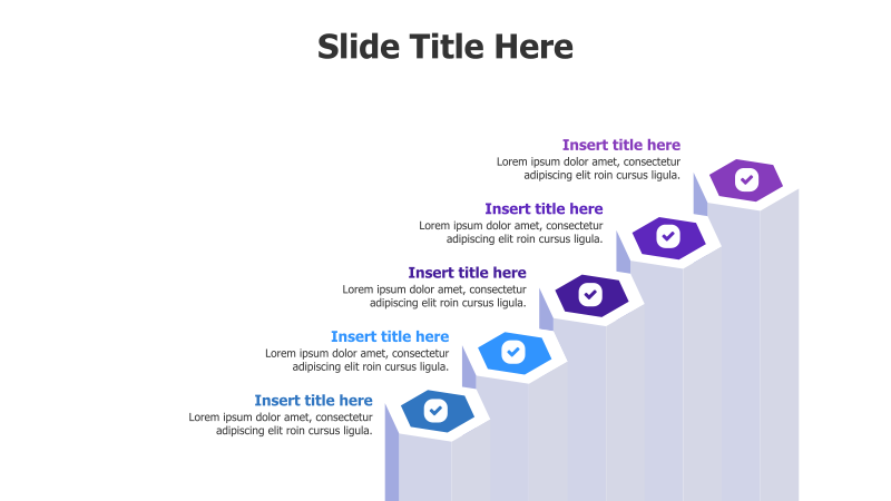 5-Step Hexagon Process Flow