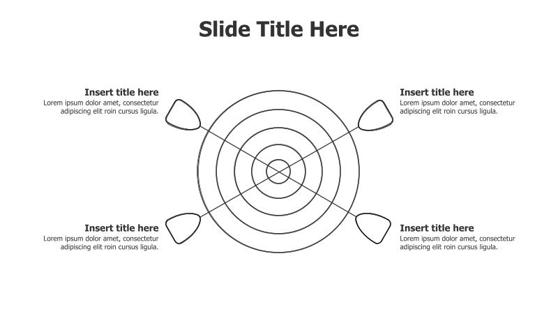 4-Point Circular Goal Board