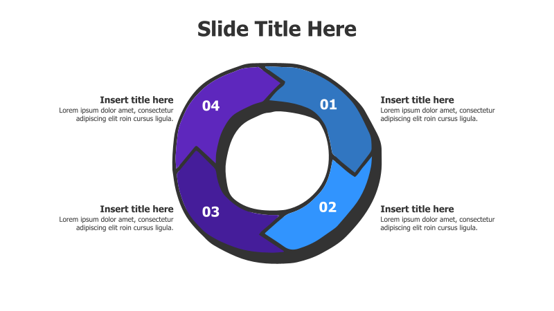 4-Point Circular Process with Arrows