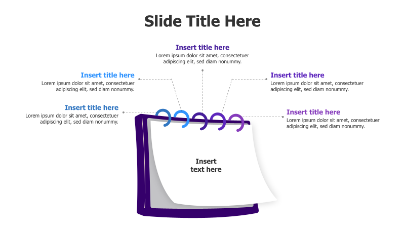 5 Points from a Notebook Infographic