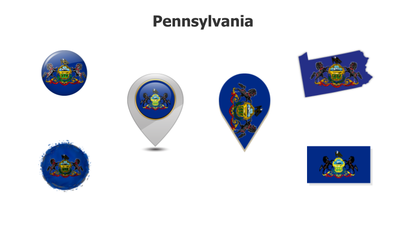 Pennsylvania State Flag Variations