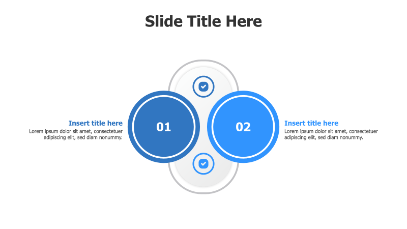 3-Point Circular Process with Icons