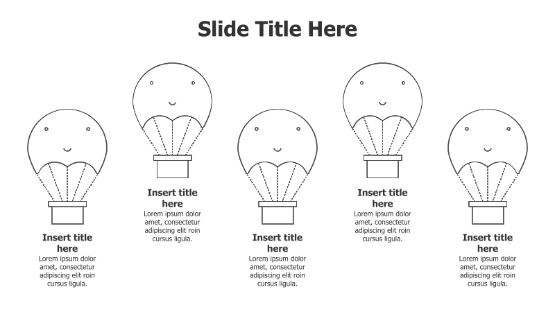 5-Point Hot Air Balloon Infographic