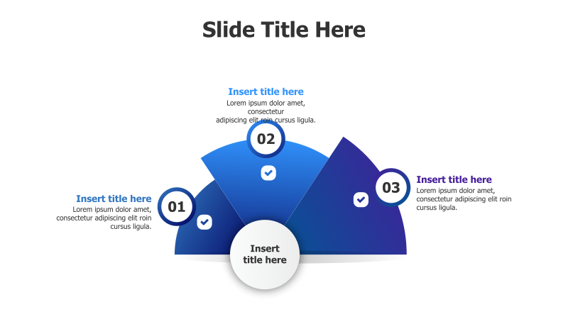 3-Level Half-Circle Infographic