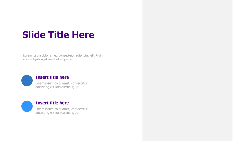 Two-Point Text & Icon Layout