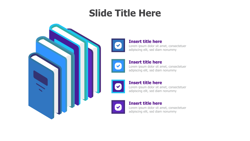 4-Point Stacked Book List