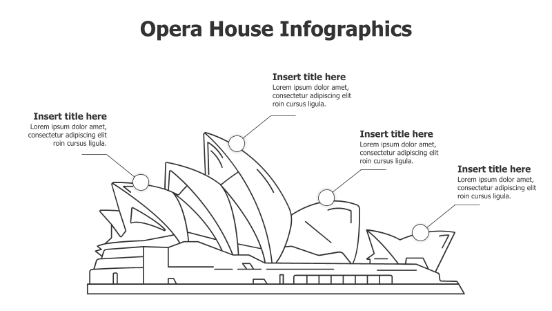 4-Point Sydney Opera House Infographic
