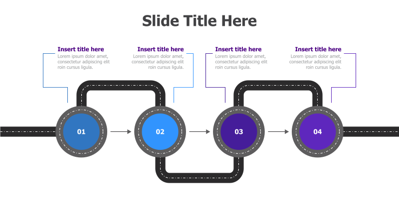 4-Step Roadmap Infographic