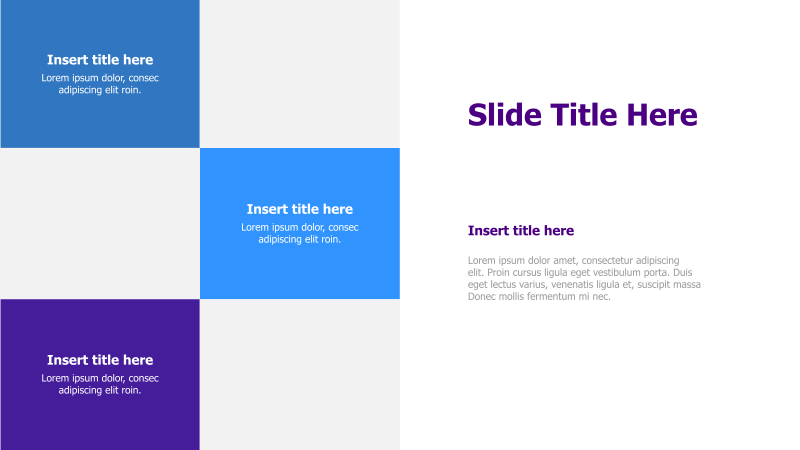 3-Block Image & Text Layout