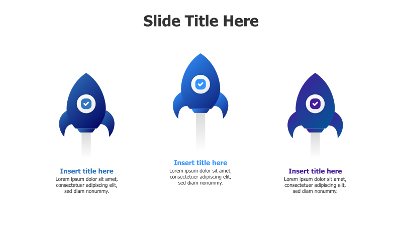 3-Step Rocket Launch Infographic
