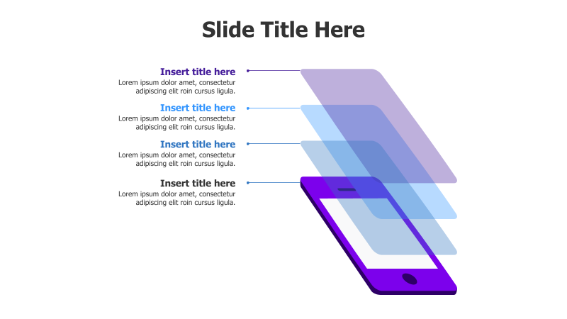 4-Layer Phone Screen Infographic