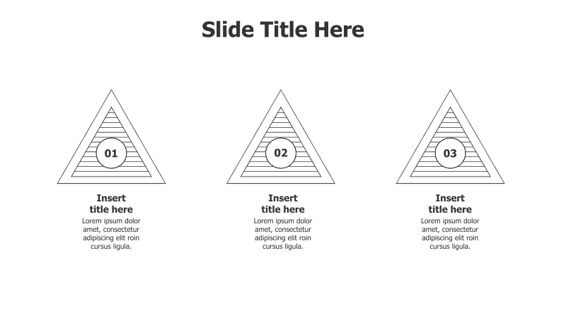 3-Point Triangle Infographic