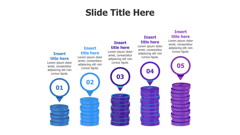 5-Step Growing Coin Infographic