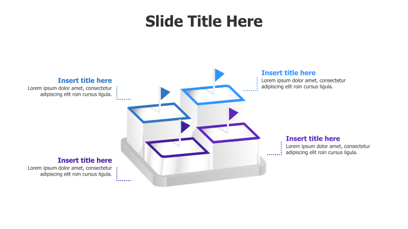 4-Level 3D Platform Infographic