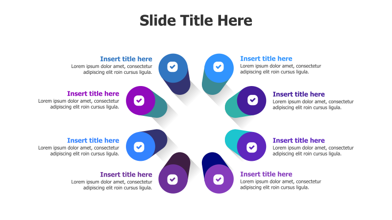 8-Point Circular Branching Diagram