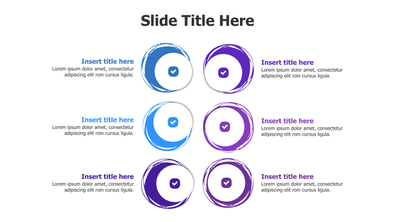 6-Point Circular Infographic