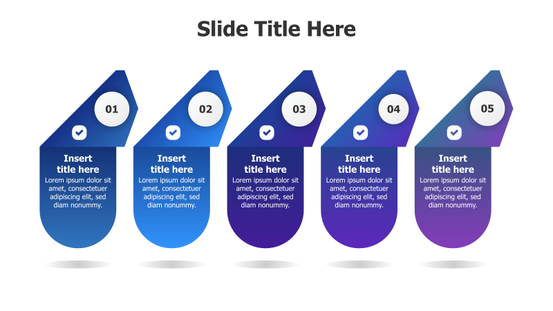 5-Step Twisted Curved Infographic