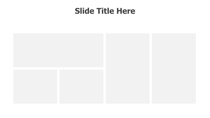 5-Image Placeholder Layout