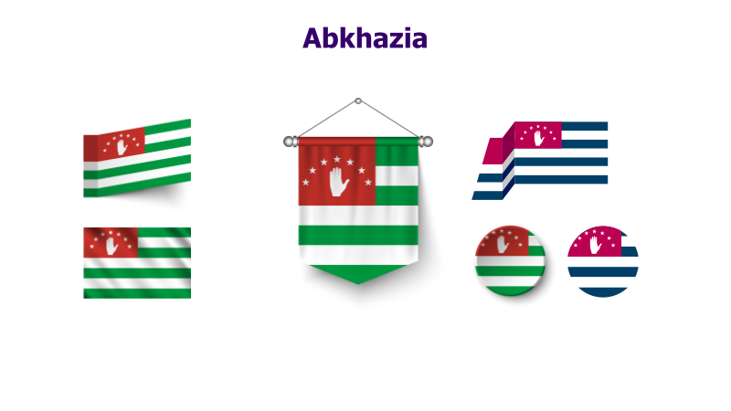 Abkhazia Flag Variations