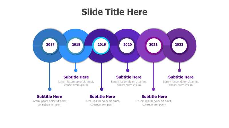 6-Point Curved Timeline