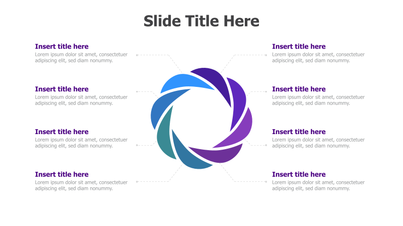 8-Point Circular Diagram