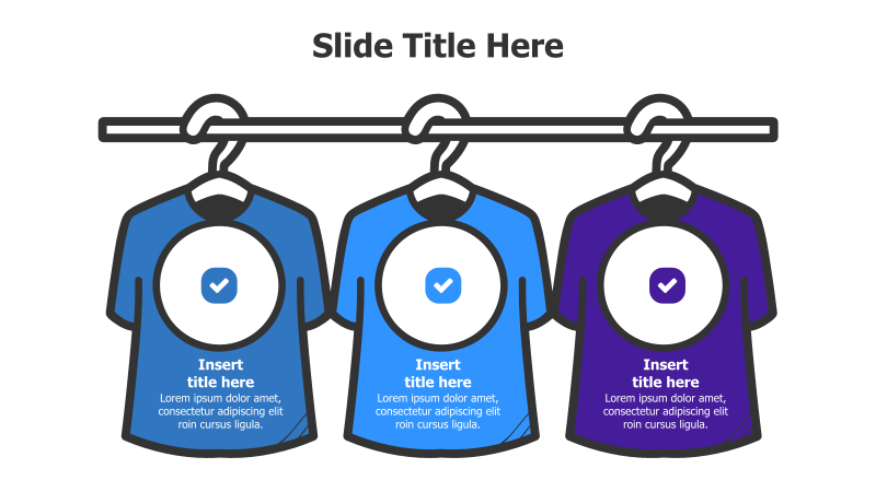 3-Tier Comparison with T-Shirt Graphics
