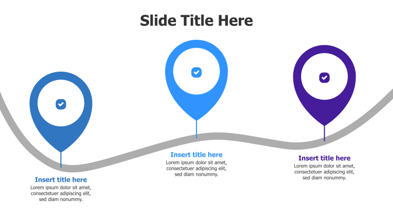 3-Point Location Pin Infographic