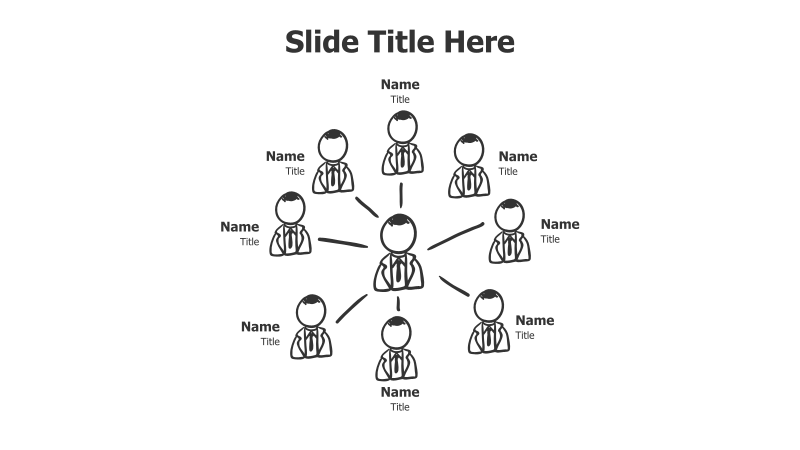 8-Branching Doodle Employee Infographic