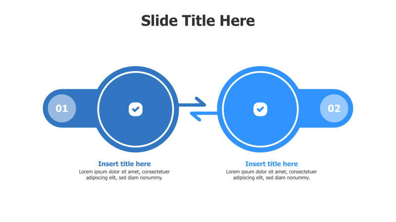 Two-Step Process with Circular Icons