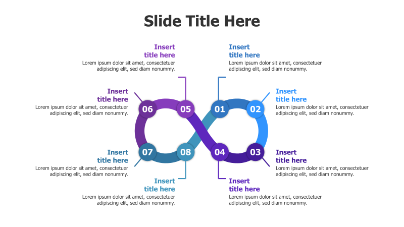 8-Point Infinity Loop Infographic