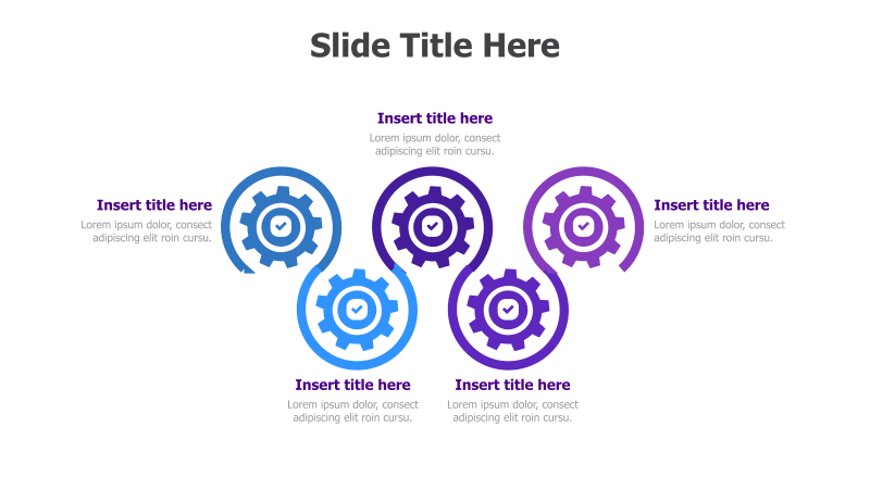 5-Point Interlocking Gears Diagram