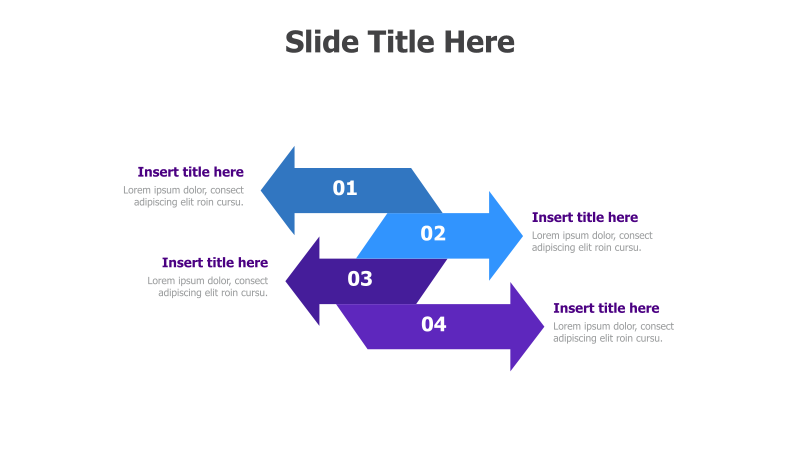 4-Point Arrow Flow Diagram
