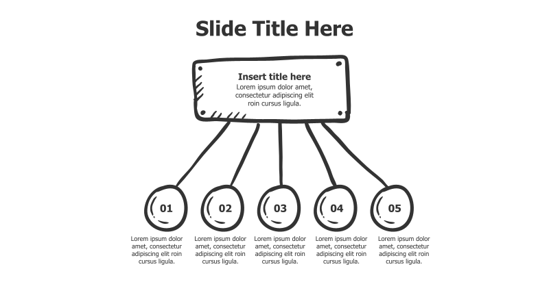 5-Point Branching Infographic