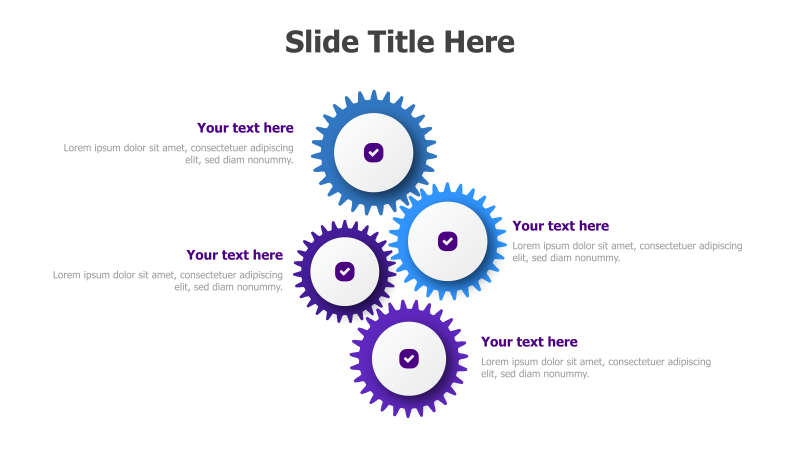 4-Point Interconnected Gears
