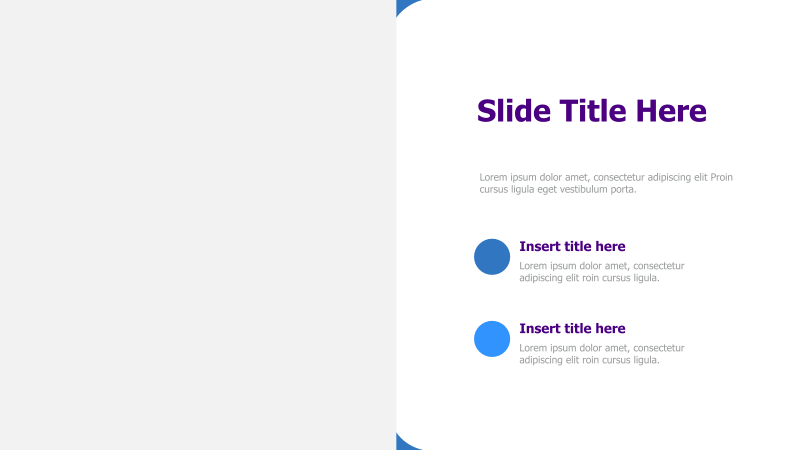 Two-Column Layout with Bullet Points