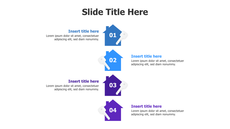 4-Step House Key Infographic