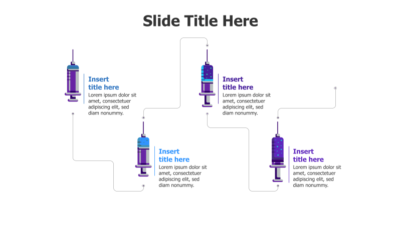 4 Injections with Descriptive Labels