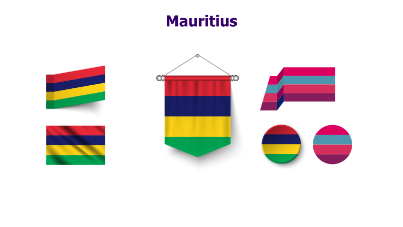 Mauritius Flag Variations