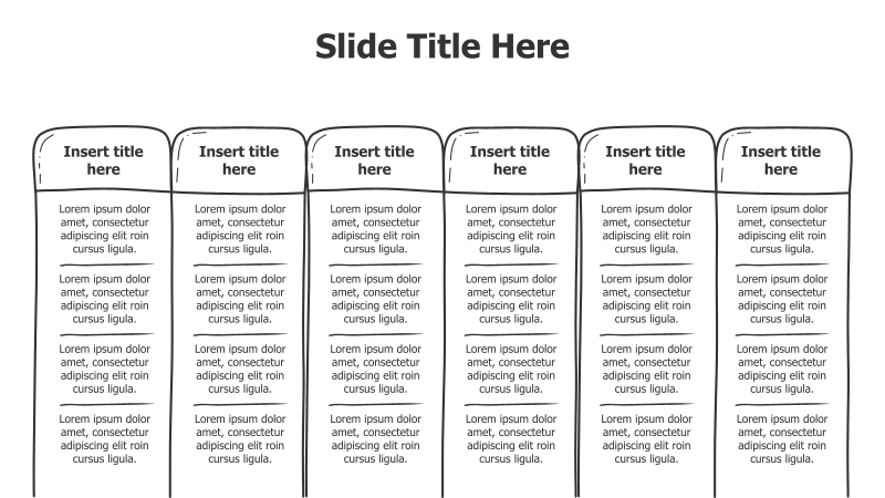 6-Point Doodle Content Columns