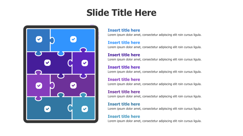8 Points Tablet Infographic