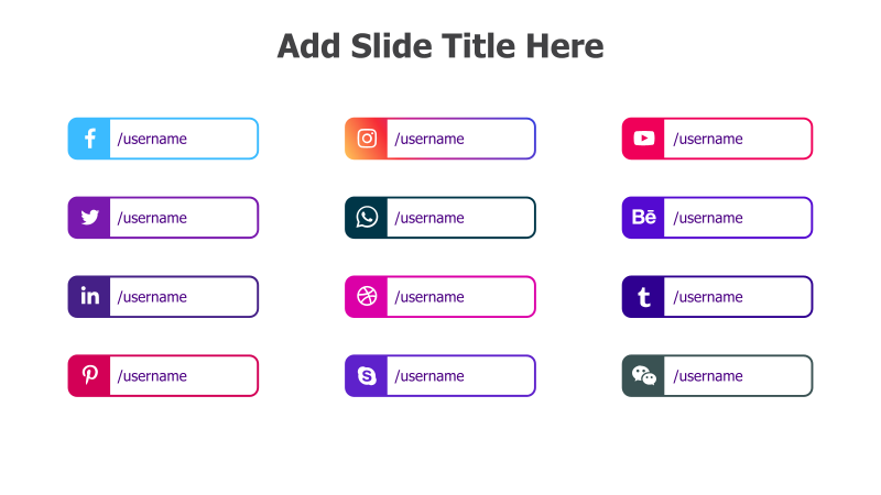 Social Media Icons - 12