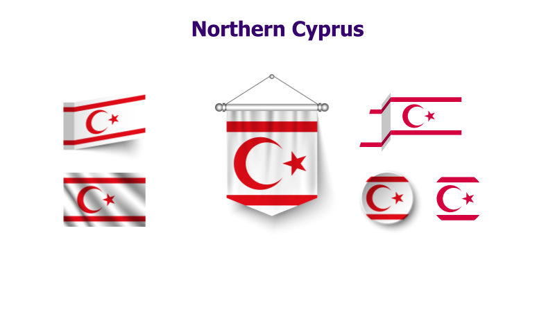 Northern Cyprus Flag Variations