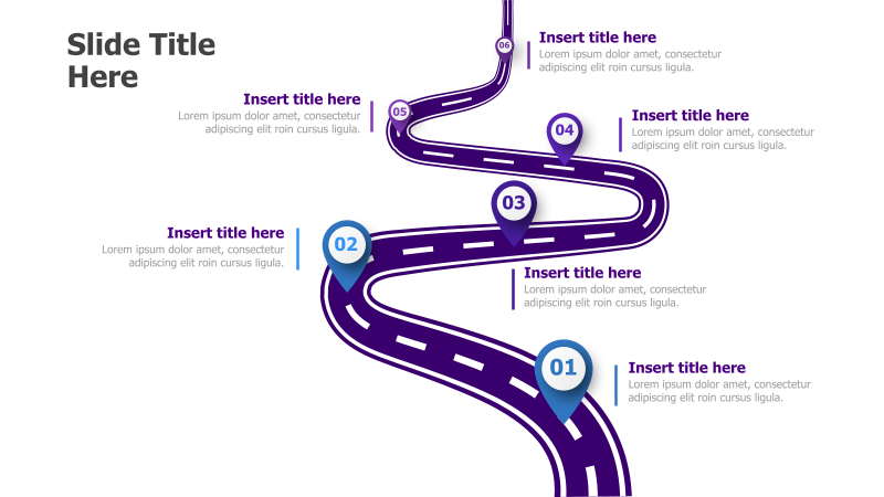6-Step Roadmap Infographic