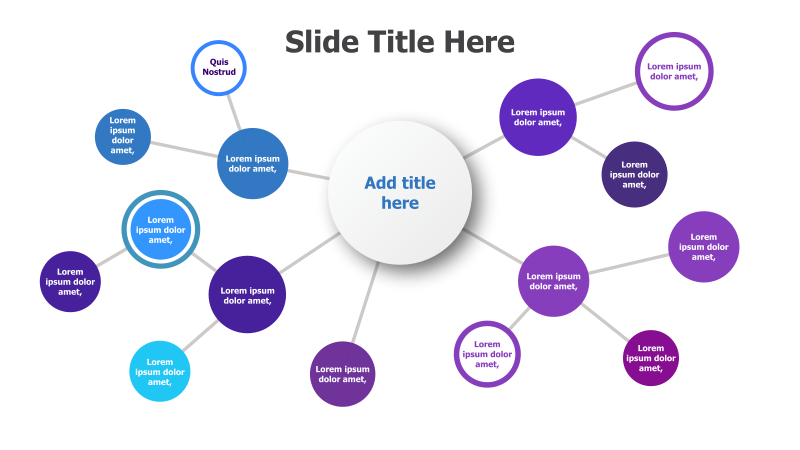 Radial Diagram with Central Title