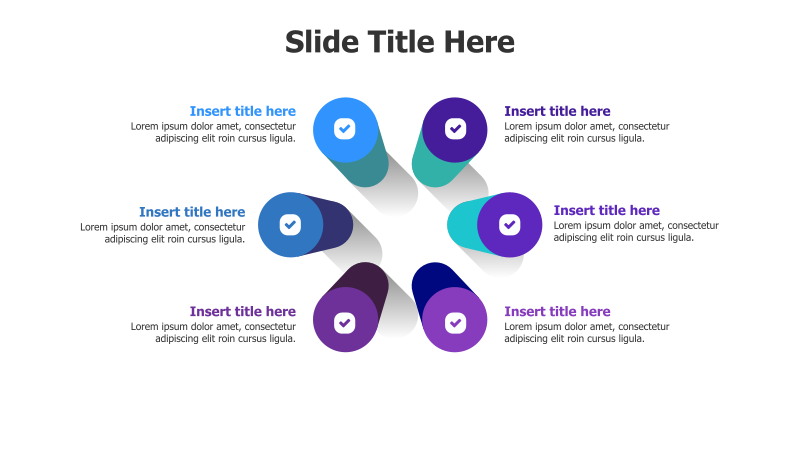 6-Level 3D Branching Infographic