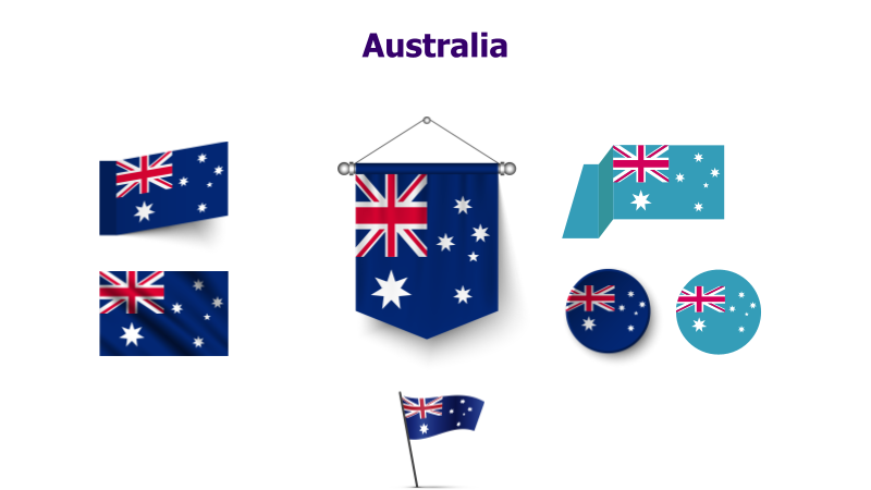 Australia Flags Collection