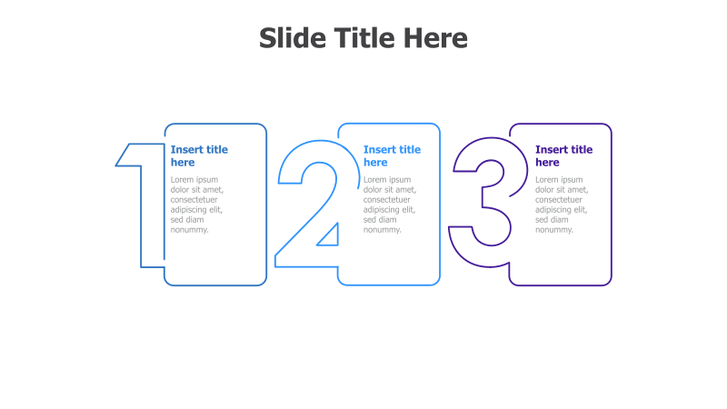 3-Step Numbered Process